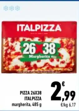 Conad City PIZZA 26X38 ITALPIZZA margherita, 485 g offerta