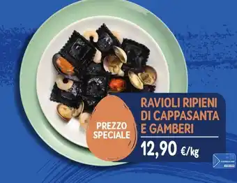 Sapore di Mare RAVIOLI RIPIENI DI CAPPASANTA E GAMBERI offerta