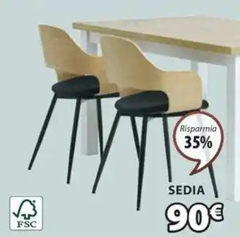JYSK FSC SEDIA offerta