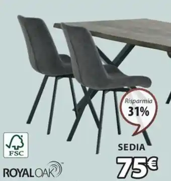 JYSK ROYAL OAK SEDIA offerta