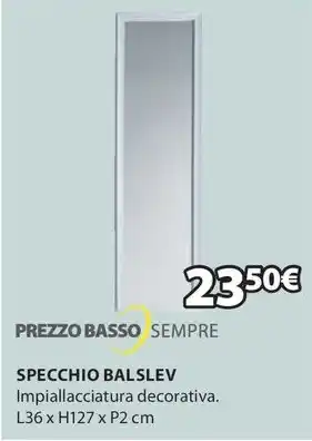 JYSK SPECCHIO BALSLEV offerta