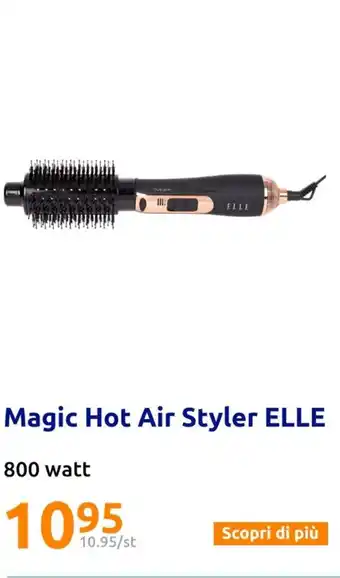 Action Magic Hot Air Styler ELLE 800 watt offerta