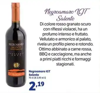 Negroamaro IGT Salento 75 cl