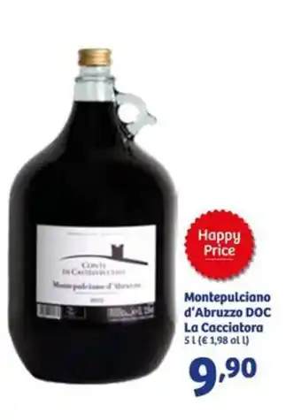 In'S Mercato Montepulciano d'Abruzzo DOC La Cacciatora 5 l offerta