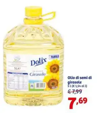 In'S Mercato Olio di semi di girasole 5 l offerta