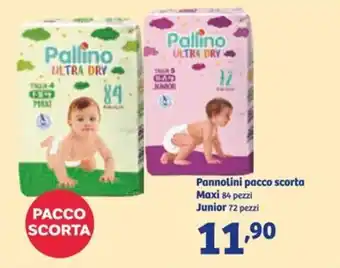 In'S Mercato Pannolini pacco scorta Maxi 84 pezzi Junior 72 pezzi offerta