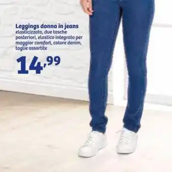 In'S Mercato Leggings donna in jeans offerta