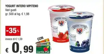 Crai Vipiteno Yogurt offerta