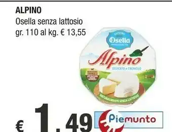 Crai Alpino Formaggio offerta