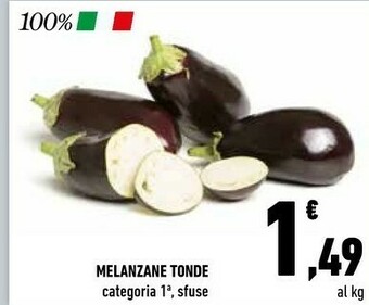 Conad Conad Melanzane Tonde offerta