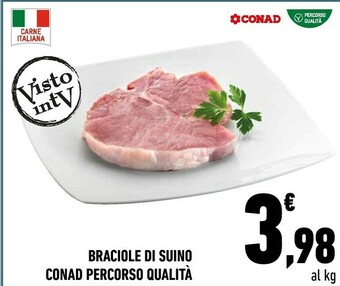Conad Conad Braciole Di Suino Percorso Qualità offerta