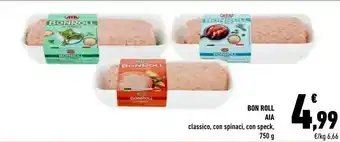 Conad Aia Bon Roll Con Spinaci 750 G(ml) offerta