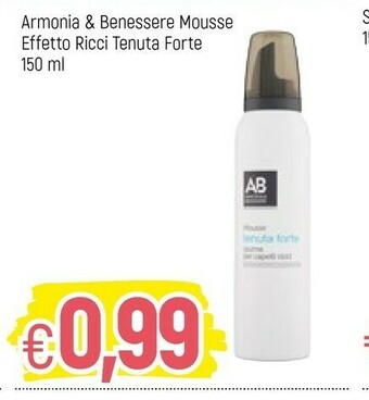 Famila Armonia & Benessere Mousse Effetto Ricci Tenuta Forte 150 Ml offerta