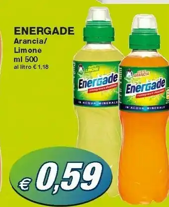 Prix Quality Energade Gusto Arancia 500 G(ml) offerta