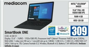 Wellcome Mediacom Notebook offerta