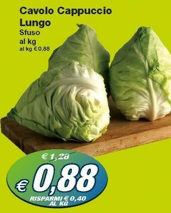 Prix Quality Cavolo Cappuccio Lungo Sfuso offerta