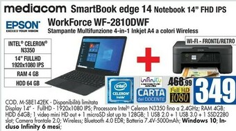 Wellcome Mediacom Notebook offerta