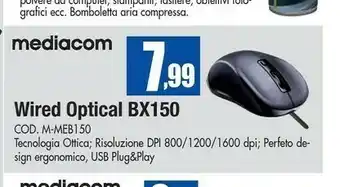 Wellcome Mediacom Mouse offerta