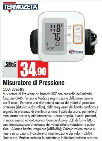Termozeta Misuratore di pressione