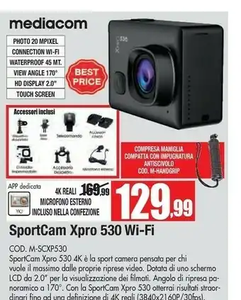 Vobis Mediacom Action Camera offerta