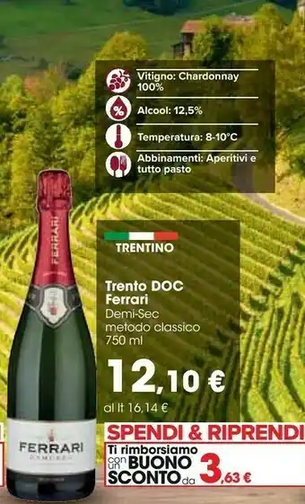 Carrefour Ferrari Vino offerta