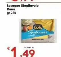 Rana Lasagne Sfogliavelo
