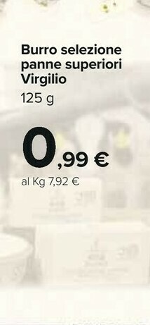 Carrefour Virgilio Burro Selezione Panne Superiori offerta