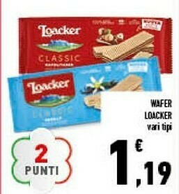 Conad Superstore Loacker Wafer Classic offerta