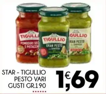 Enne Market STAR-TIGULLIO PESTO VARI GUSTI GR.190 offerta
