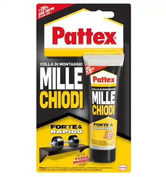 Eurobrico Adesivo millechiodi pattex a base d'acqua, 100gr offerta