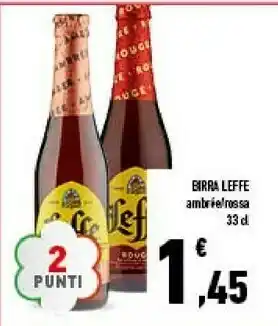 Conad Leffe Birra Rossa offerta