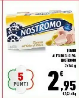 Conad Nostromo Tonno All'olio Di Oliva 160g offerta