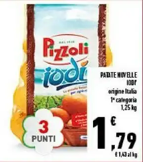 Conad Pizzoli Patate Iodì 1500 G(ml) offerta