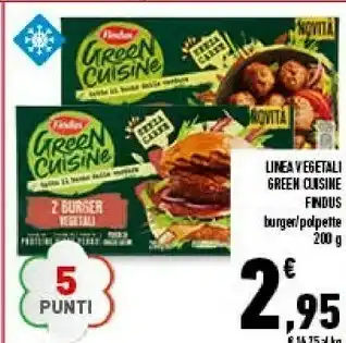 Conad Findus Green Cusine 2 Burger Vegetali 200 G(ml) offerta