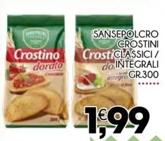 SANSEPOLCRO CROSTINI CLASSICI / INTEGRALI GR. 300