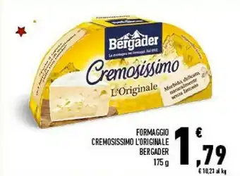 Conad Bergader Formaggio Cremosissimo L'originale offerta