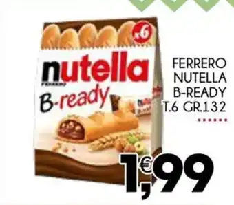 Enne Market FERRERO NUTELLA B-READY T.6 GR.132 offerta
