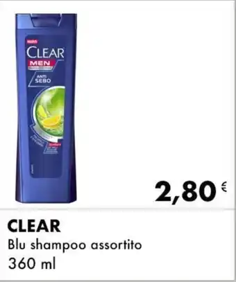 Iper Tosano CLEAR Blu shampoo assortito 360 ml offerta