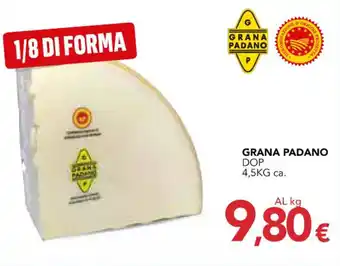 Altasfera GRANA PADANO DOP 4,5KG ca. offerta