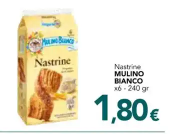 Nastrine MULINO BIANCO x6-240 gr