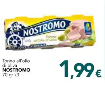Altasfera Tonno all'olio di oliva NOSTROMO 70 gr x3 offerta