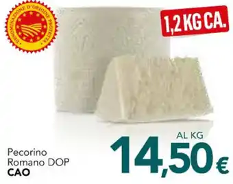 Altasfera Pecorino Romano DOP CAO 1,2 kg Ca. offerta