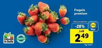 Fragole premium 400 g confezione