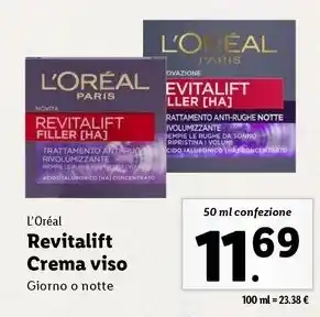 L'Oréal Revitalift Crema viso 50 ml confezione