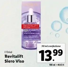 L'Oréal Revitalift Siero Viso 30 ml confezione