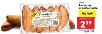 Lidl Sondey Fiorentine di pasta sfoglia 300 g confezione offerta