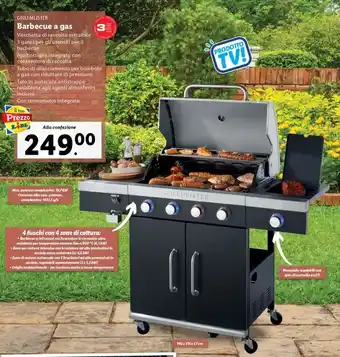 Lidl GRILLMEISTER Barbecue a gas offerta
