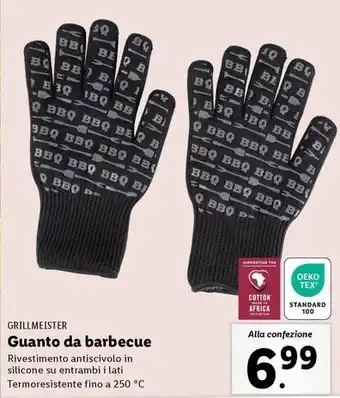 Lidl GRILLMEISTER Guanto da barbecue offerta