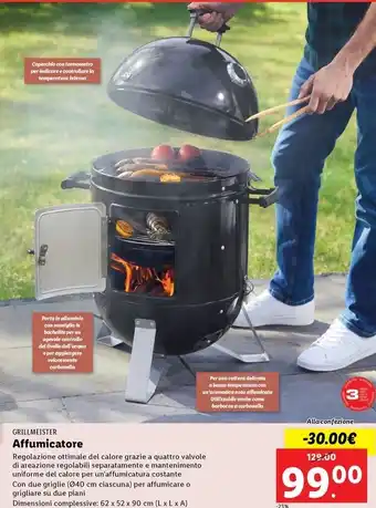 Lidl GRILLMEISTER Affumicatore offerta