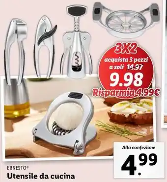 Lidl ERNESTO Utensile da cucina offerta